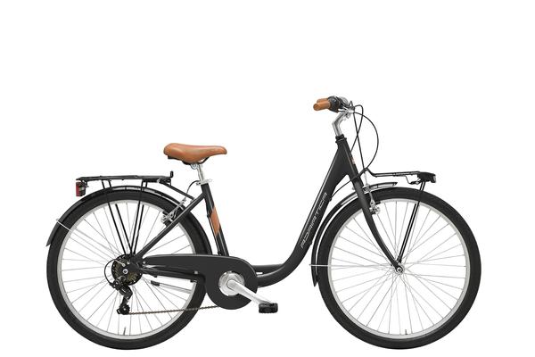 Velosipēds ADRIATICA CIGNO 26 ALU 6āt. melns