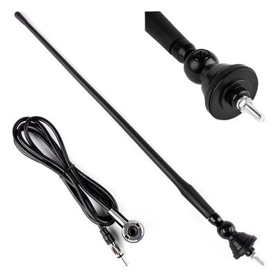 Gumijas auto antena ANT02 34 cm ar 5 mm adapteri