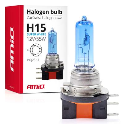 Halogēna spuldze H15 12 V 55 W Super White