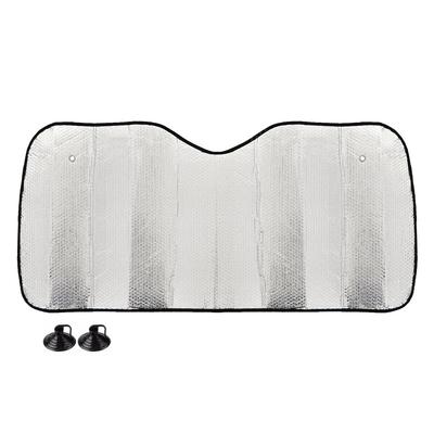 Saules aizsargs vējstiklam 150×80 cm, sudraba krāsas, PE burbuļplēve