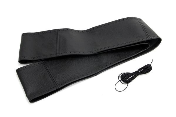 Šujams dabīgās ādas stūres rata pārvalks 37–39/92 mm