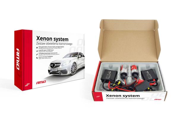 Xenon komplekts Slim H7M metāla 6000 K