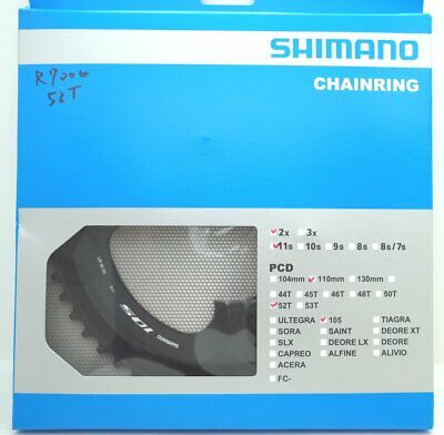 Zobrats Shimano FC-R7000 52T-MT (52-36) 2x11 BCD:110mm.         