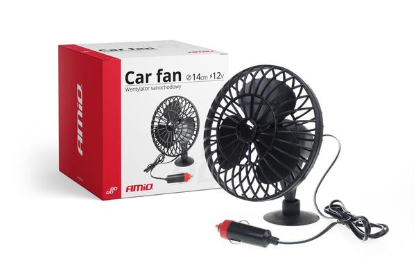 Mini auto ventilators ar piesūcekni 12 V