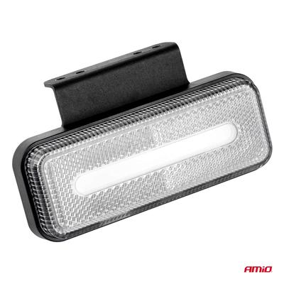LED gabarītlukturis OM-02-W taisnstūra, balts