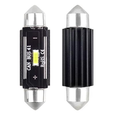 LED CANBUS spuldze C5W/C10W/C3W 1SMD 1860 UltraBright 41 mm balta 12/24 V