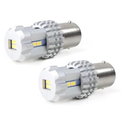 LED CANBUS spuldze 1156 BA15S P21W/R10W/R5W 22SMD 3020 UltraBright balta 12/24 V
