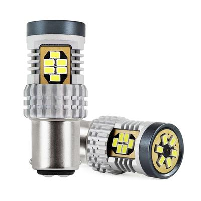 LED CANBUS spuldze 1157 BAY15D P21/5W 24SMD 3020 balta 12/24 V