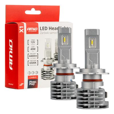 LED auto spuldzes X1 sērija H7