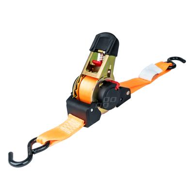 Automātiska kravas stiprināšanas siksna 1000/500 kg, 38 mm, 4 m, S veida āķi