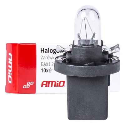 Halogēna spuldzes T5 B8.5D 12 V BAX1.2W baltas, 10 gab.
