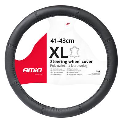 Stūres rata pārvalks Leather Series SWC-48-XL, 41–43 cm