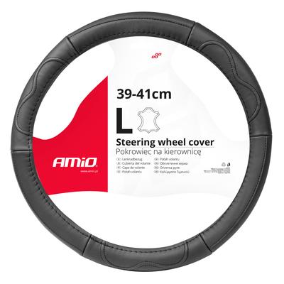 Stūres rata pārvalks Leather Series SWC-49-L, 39–41 cm