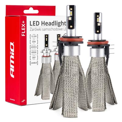 LED auto spuldzes FLEX+ H15 CANBUS 6000 K 12/24 V