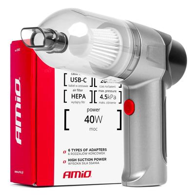 Bezvadu auto putekļsūcējs ar HEPA filtru