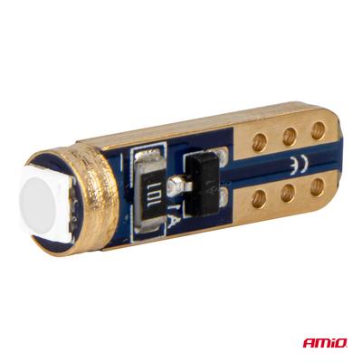 LED spuldze T5 1LED 3030 zila 12 V