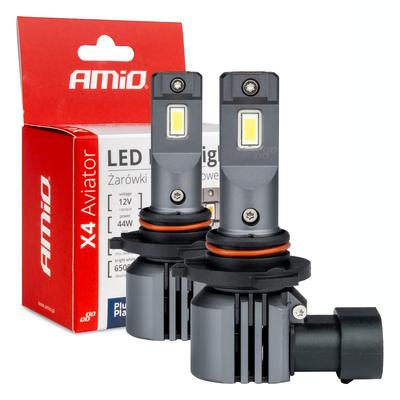 LED auto spuldzes X4 Aviator HB3 9005/HIR1 9011/H10 44 W 6500 K