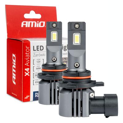 LED auto spuldzes X4 Aviator HIR2 9012 44 W 6500 K
