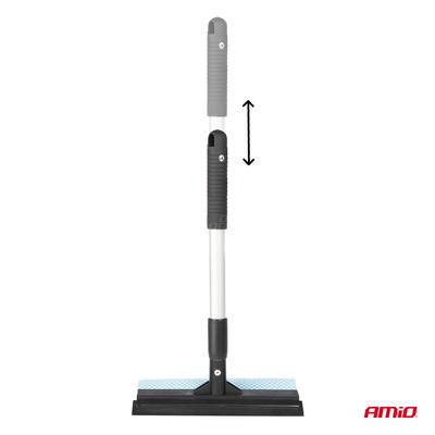 Alumīnija logu tīrītājs ar ūdens savācēju, 20 cm galva, 35/48 cm