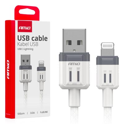 FullLINK USB-A–Lightning kabelis 3 A, 100 cm