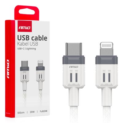 FullLINK USB-C–Lightning kabelis 20 W, 100 cm
