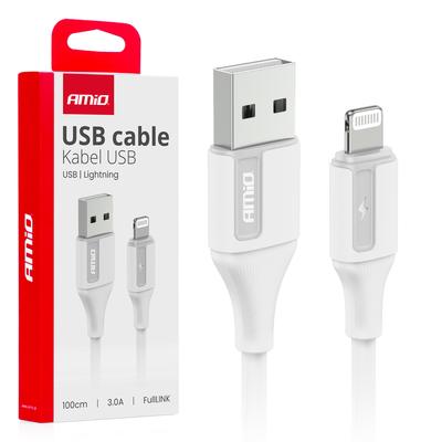 FullLINK USB-A–Lightning kabelis 3 A, 100 cm