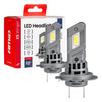LED auto spuldzes X5 Winger H7/H18 50 W 6000 K