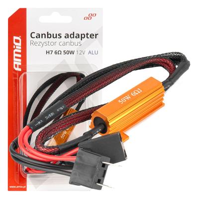 LED CANBUS rezistors H7 6 Ω 50 W ar spraudni un ligzdu