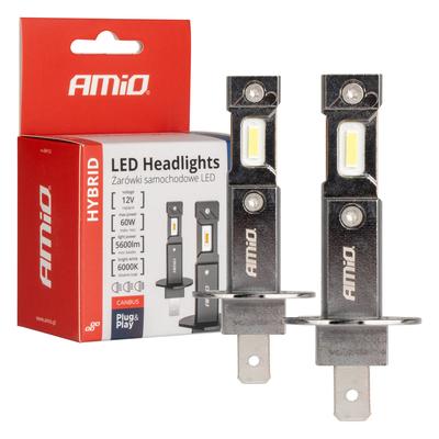 LED auto spuldzes Hybrid H1 CANBUS 60 W 6000 K