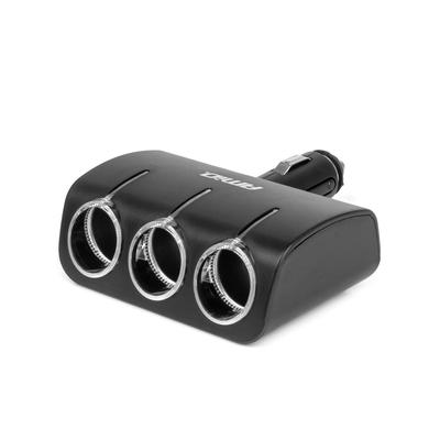 Trīsvietīgs auto ligzdu sadalītājs 12/24 V 120 W, 90°