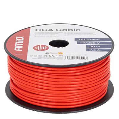 CCA vads 1×1,5 mm² 50 m 7,5 A 12/230 V