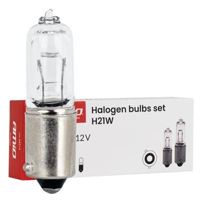 Halogēna spuldžu komplekts H21W 12 V 21 W BAY9s, 10 gab.