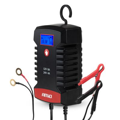Digitālais akumulatoru lādētājs AGM/GEL/STD/LiFePO4 PRO HOOK 12/24 V, maks. 8 A