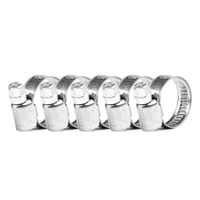 Skrūvējamas šļūteņu skavas W2 12–22 mm/9 mm, 5 gab.