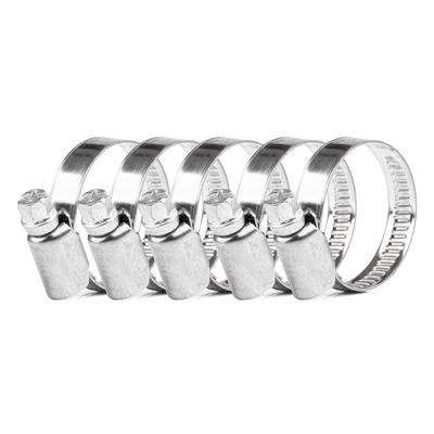 Skrūvējamas šļūteņu skavas W2 20–32 mm/9 mm, 5 gab.