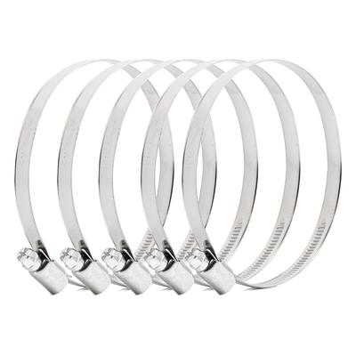 Skrūvējamas šļūteņu skavas W2 80–100 mm/9 mm, 5 gab.