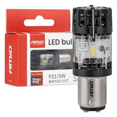 LED spuldze LumiTec BAY15D P21/5W Full CANBUS balta 12 V, 1 gab.