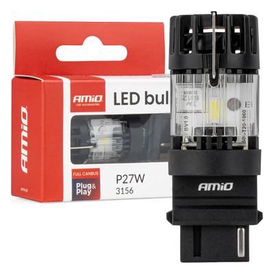 LED spuldze LumiTec 3156 P27W Full CANBUS balta 12 V, 1 gab.