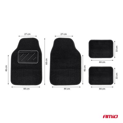 Tekstila auto paklājiņu komplekts TCM-05