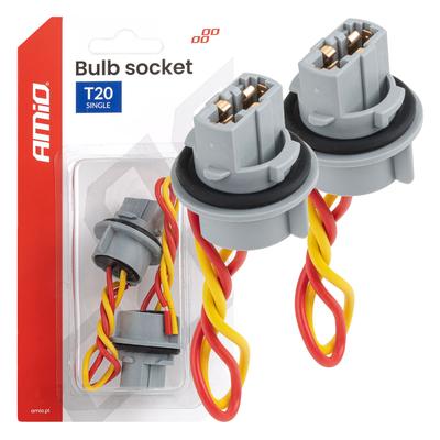 LED spuldžu ligzdas T20 12 V W21W WY21W W3x16d 7440, 2 gab.