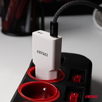 Sienas lādētājs GaN 230 V 30 W, 2×USB-C
