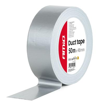 Pelēka armēta līmlente 48 mm × 50 m × 0,19 mm