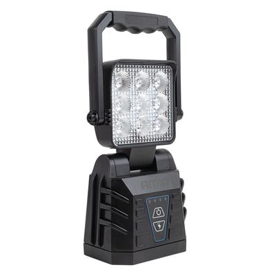 LED darba un brīdinājuma lukturis 15 W ar akumulatoru