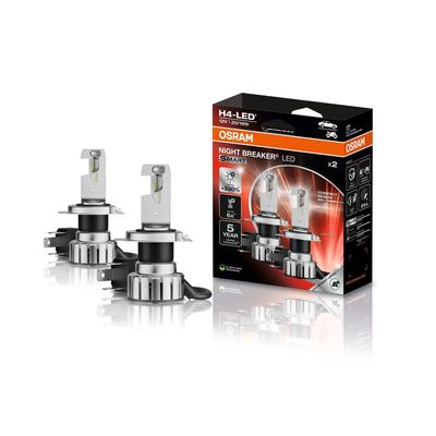 Spuldžu kompl.LED H4OSRAM+330%