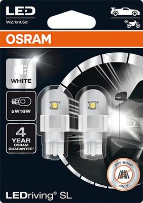 Spuldžu kompl.LED W16W OSRAM