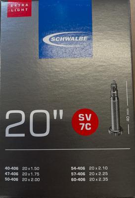 Kamera SCHWALBE ExtraLight 40/60-406 SV7C (20x1.50-2.35)