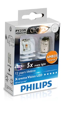 Lampa PHILIPS LED PY21+2KPL CA