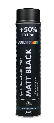 Krāsa melna matēta 600ml