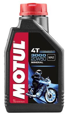 Eļļa MOTUL 20W50 3000 4T 1L