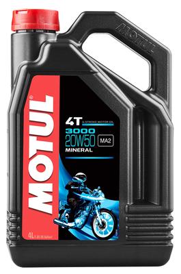 Eļļa MOTUL 20W50 3000 4T 4L